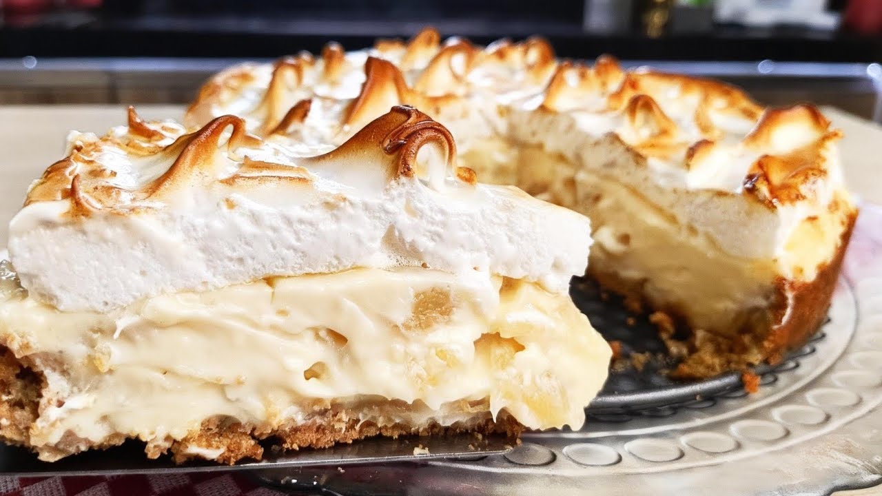  A melhor Torta de abacaxi cremosa com casquinha crocante @receitasdag 