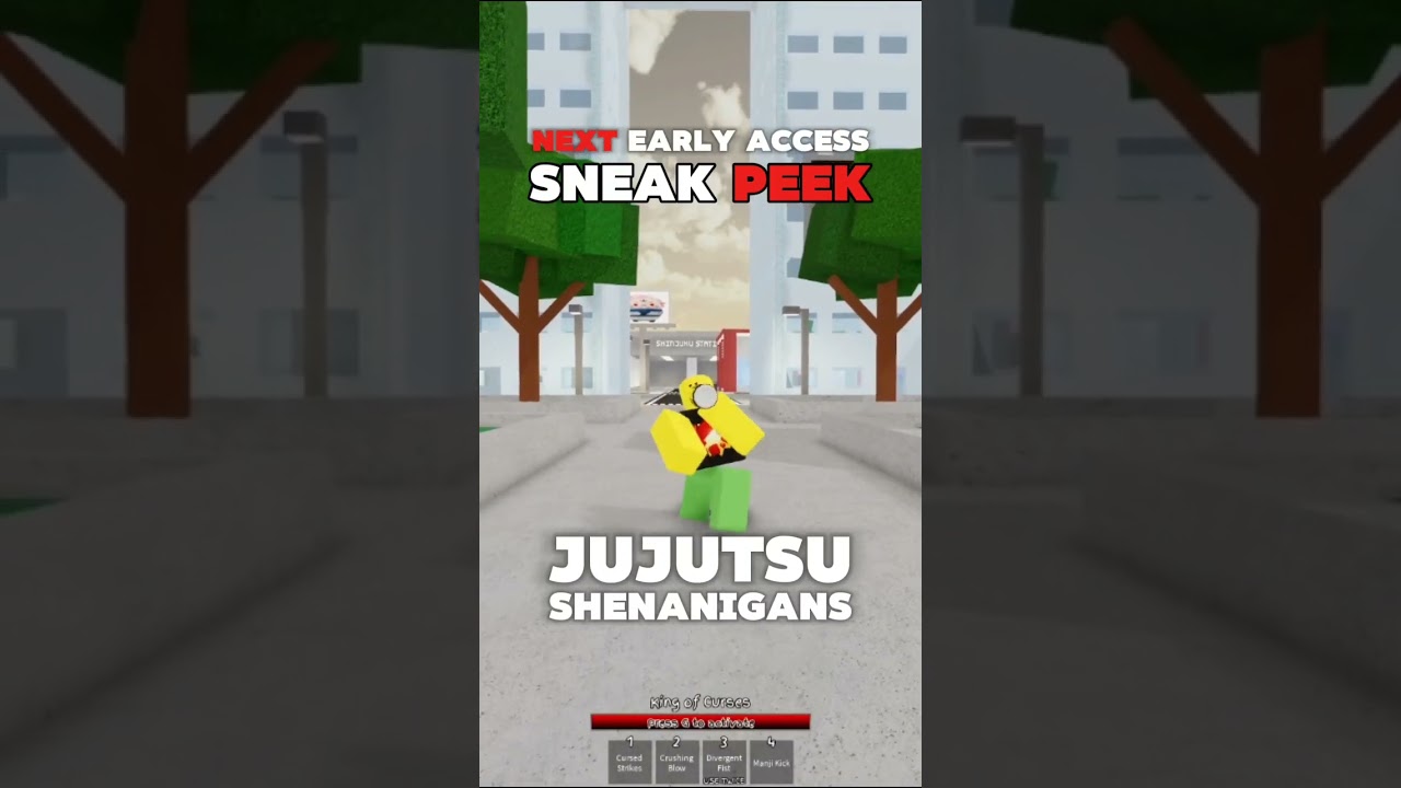 NEW EA SNEAK PEEK IN JUJUTSU SHENANIGANS #earlyaccess #jjs  #jujutsushenanigans #roblox