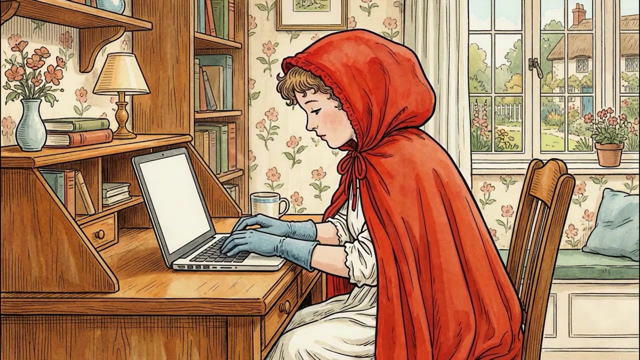 Red Riding Hood Lofi 🌙 Cozy Beats for Studying, Relaxing & Focus