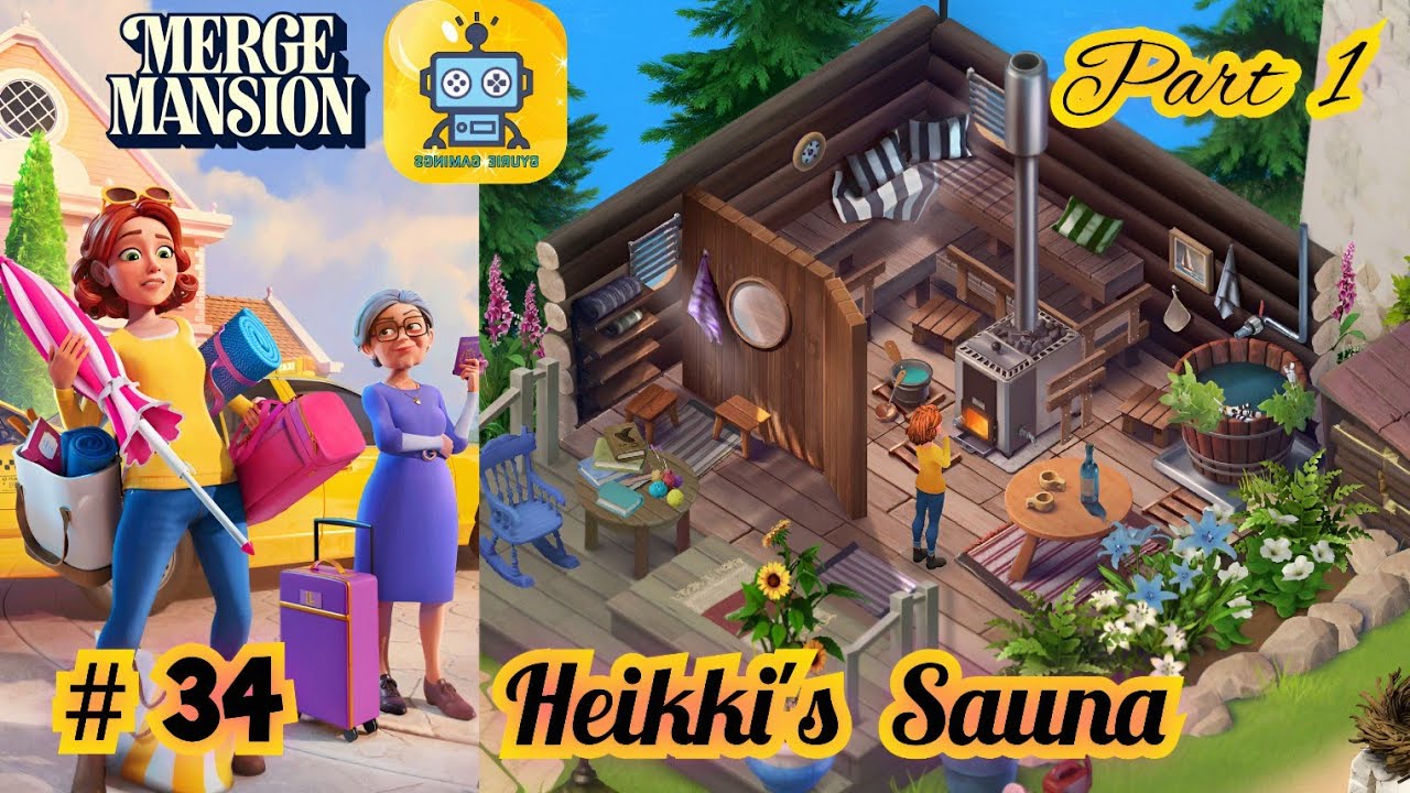 Merge Mansion Story : Heikki's Sauna Part 1 #34