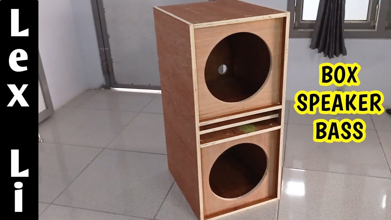 DIY membuat box speaker bass 12 inch