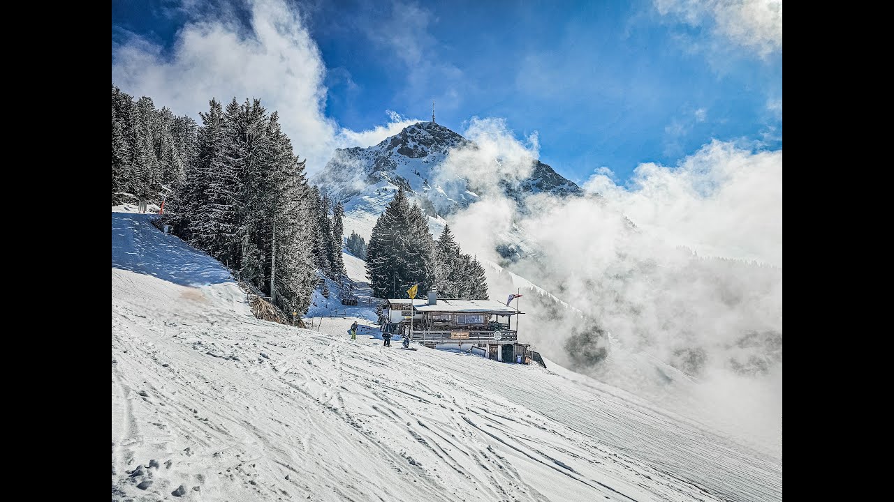 Ski holiday in St. Johann (Tirol), Austria, no comment, no music, February 2025
