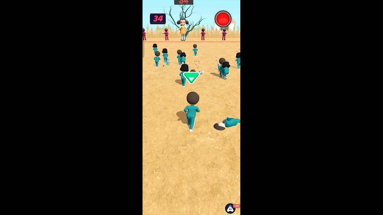077 DAY 456 SQUID GAME LIVE 🎯 DON'T MOVE OR DIE GAMEPLAY 🚷 | FOR ANDROID #shortsfeed #shortslive