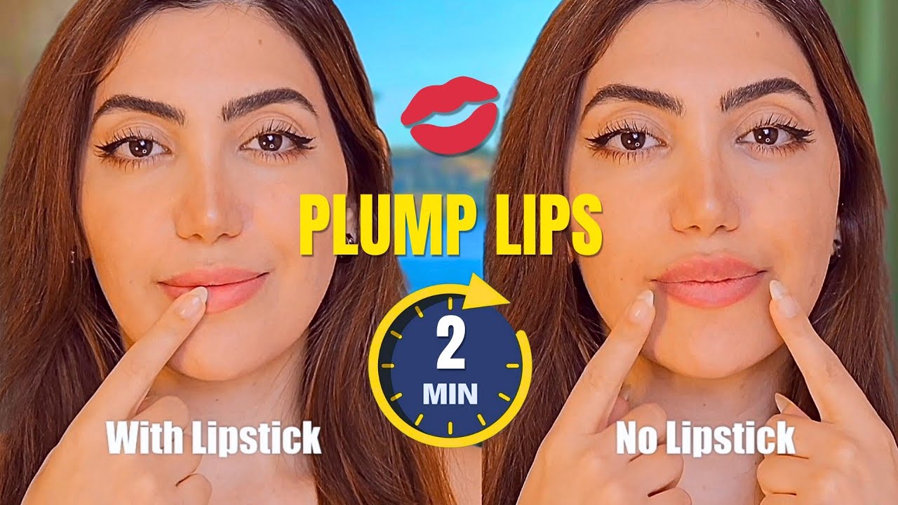 2-Minute Lip Transformation | Face Yoga for Plumper Lips 🤩💋🌟