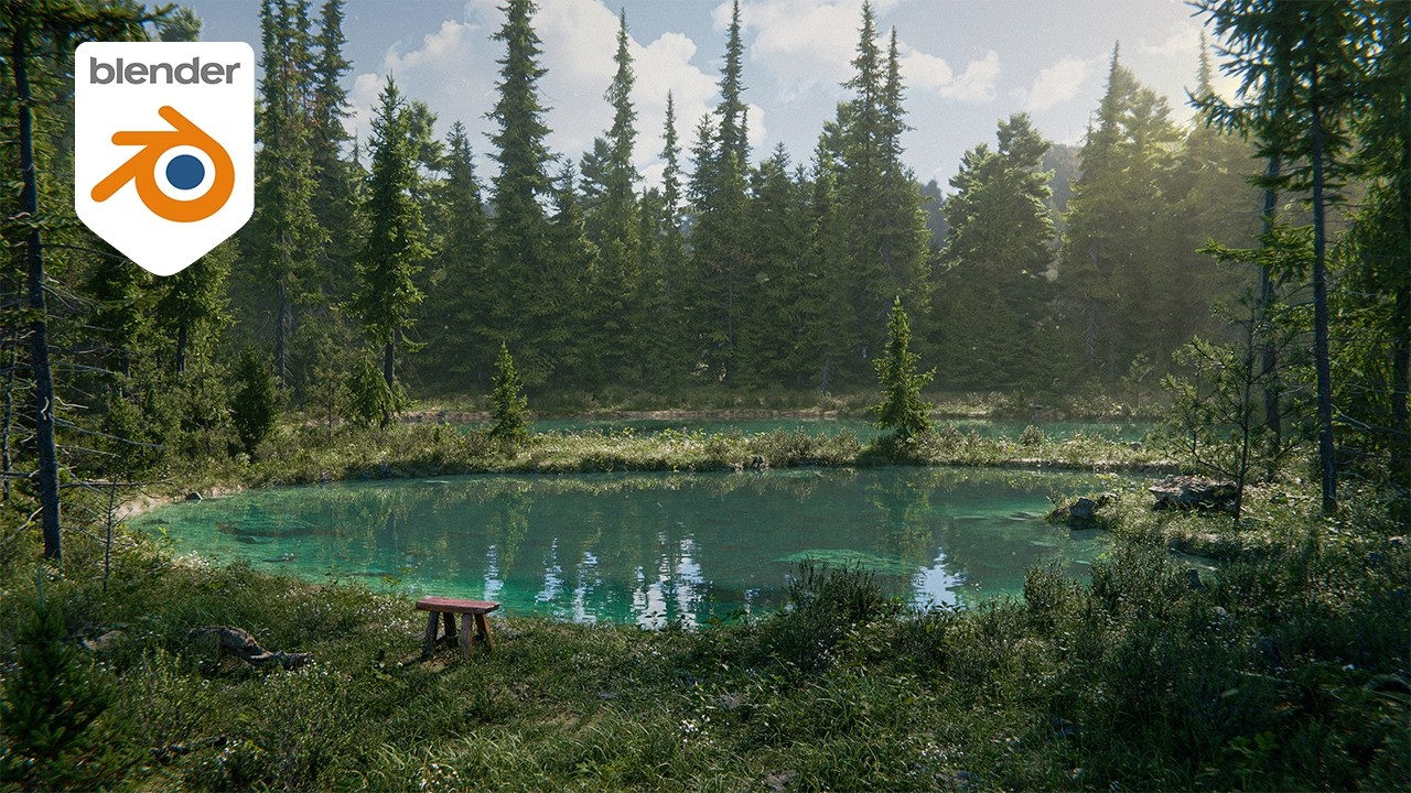 Creating a Realistic Spruce Environment in Blender 5.0