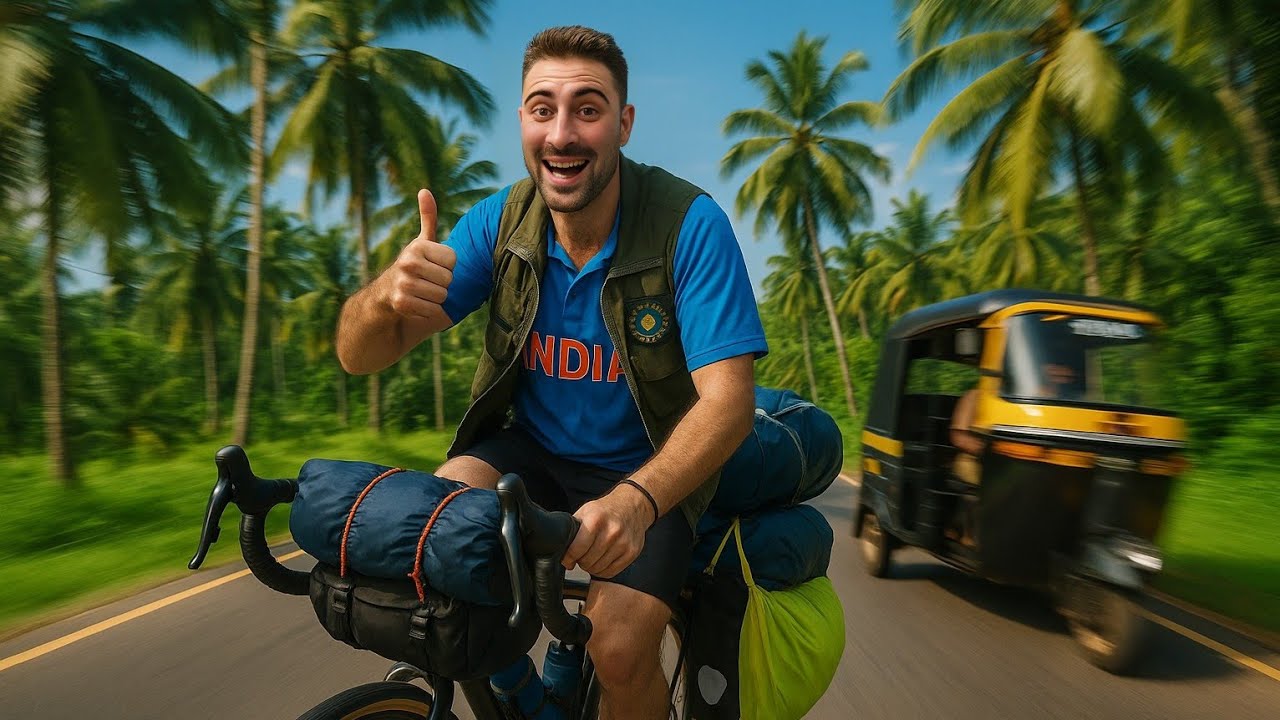 Cycling Across INDIA 🇮🇳 - DAY 1: Kochi to Aleppey!