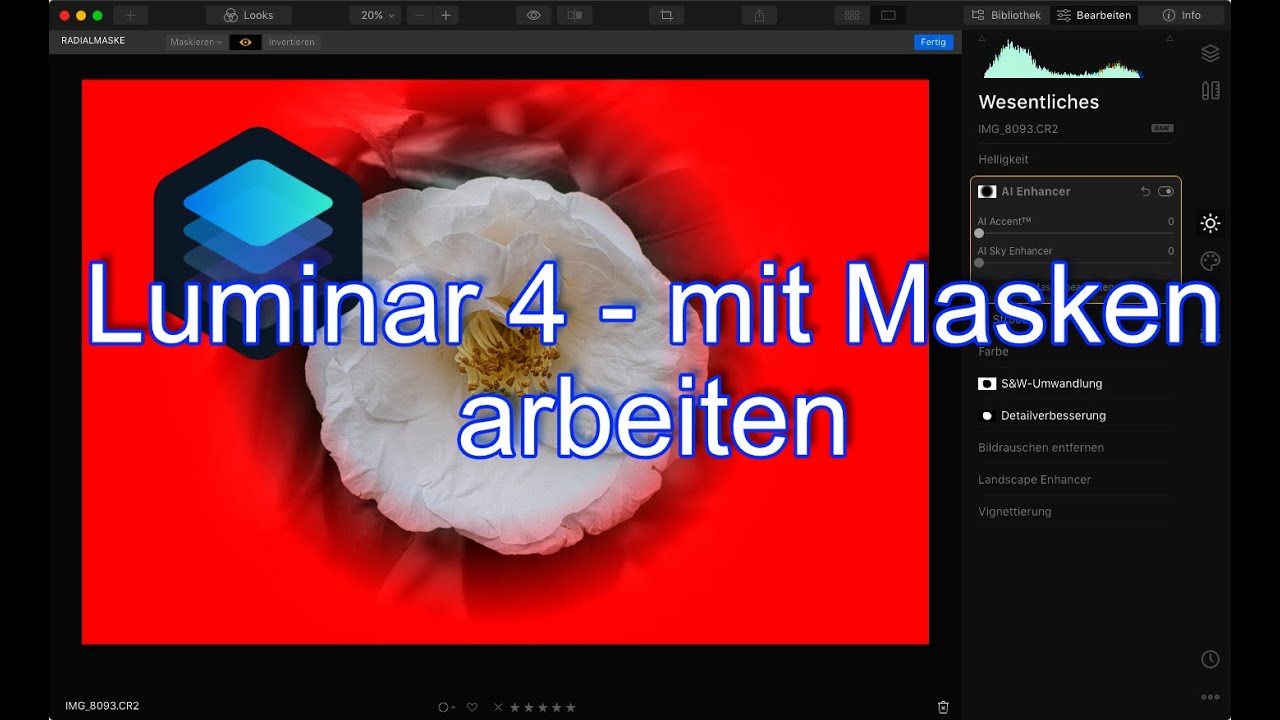 Luminar 4 - mit Masken arbeiten