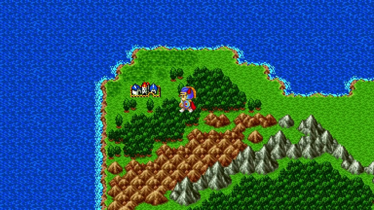 Dragon Quest I English #03 - Reaching the Town of Galenholm (Switch 2019)