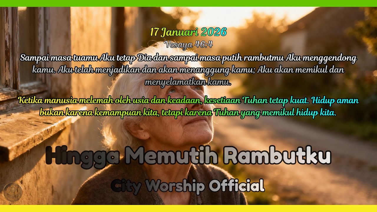 Renungan Harian 17 Januari 2026 (Hingga Memutih Rambutku) #renunganharian #renunganhariankristen