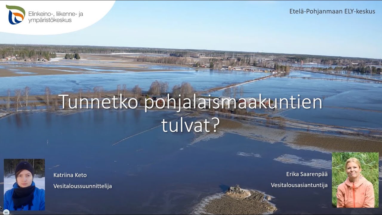 Tunnetko pohjalaismaakuntien tulvat?