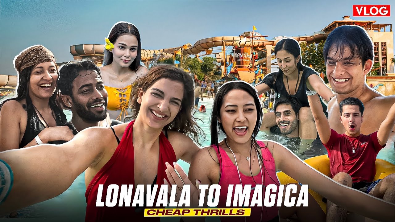 Lonavala vlog with The gang| Arrival to exit| who kicked who😱| Water park ride n secrets revealed😅