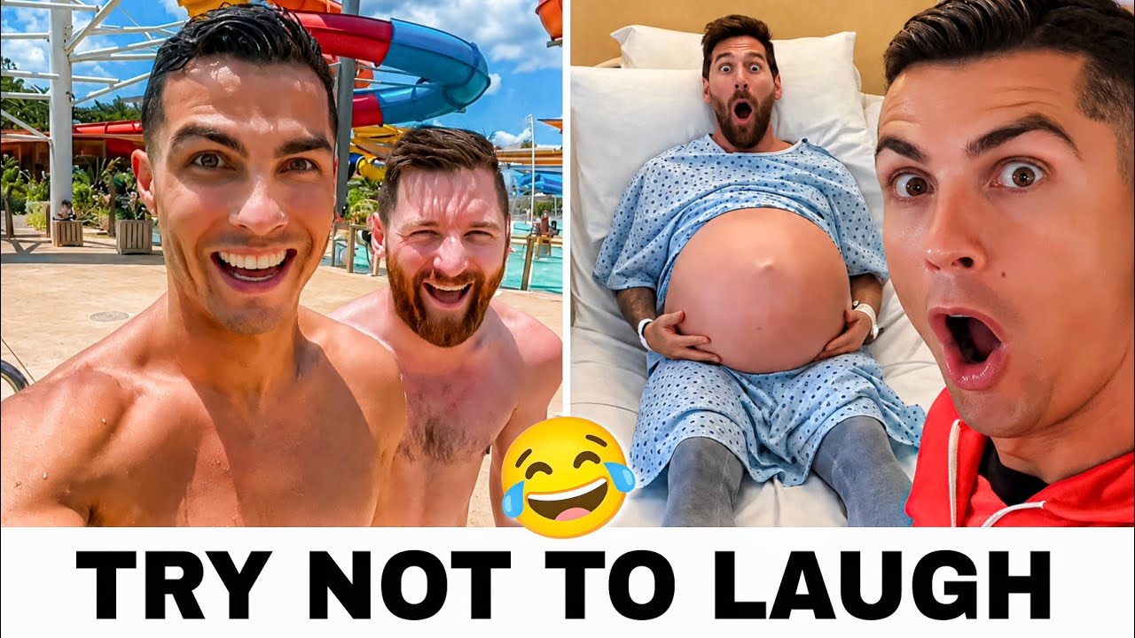 FUNNIEST AI Ronaldo & Messi Moments 😂 ( Try Not to Laugh )