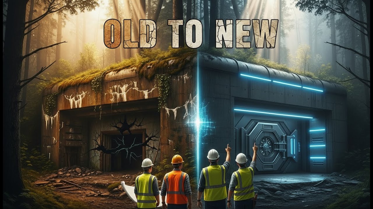 This Giant Abandoned Bunker Was Falling Apart… Here’s What We Restored Inside!