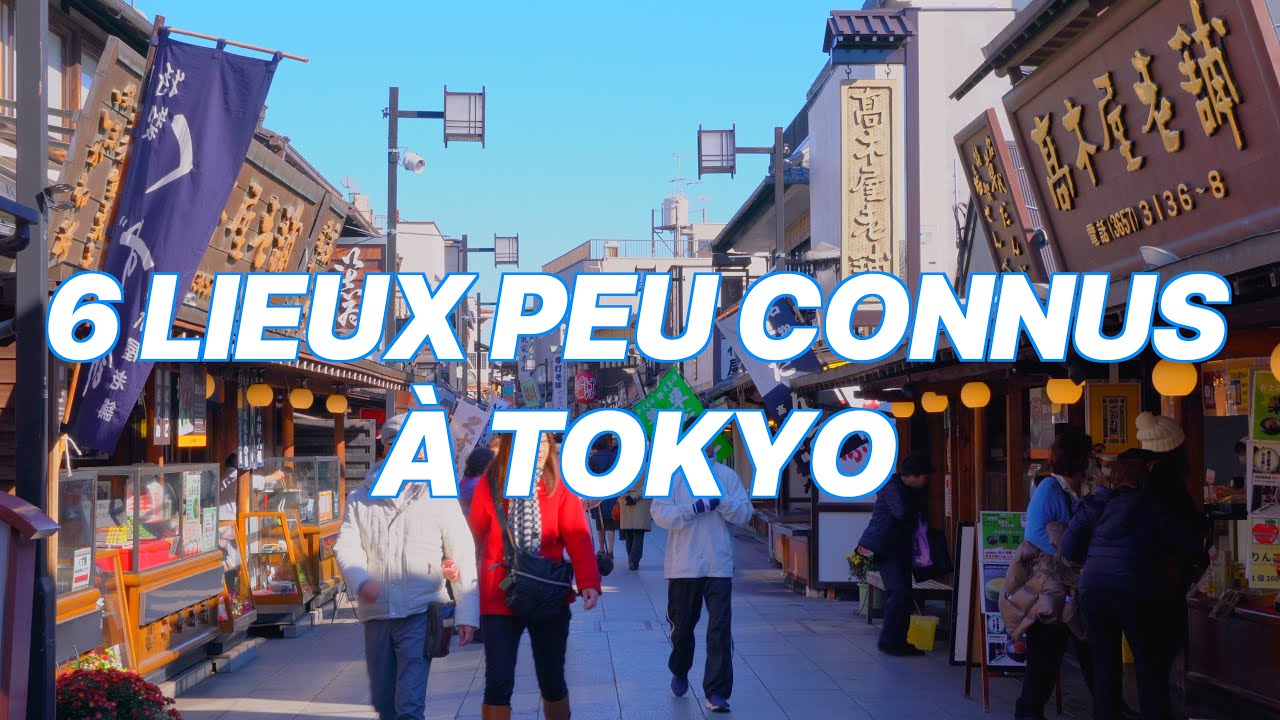 6 lieux peu connus à Tokyo