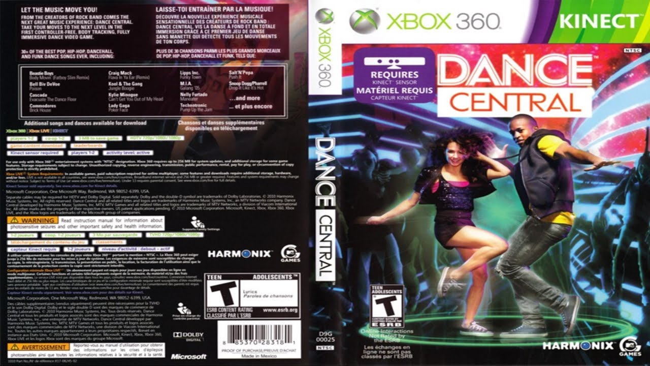 Dance Central (2010)  - Full Gameplay | XBOX 360 | Kinect |  UHD | 4K |