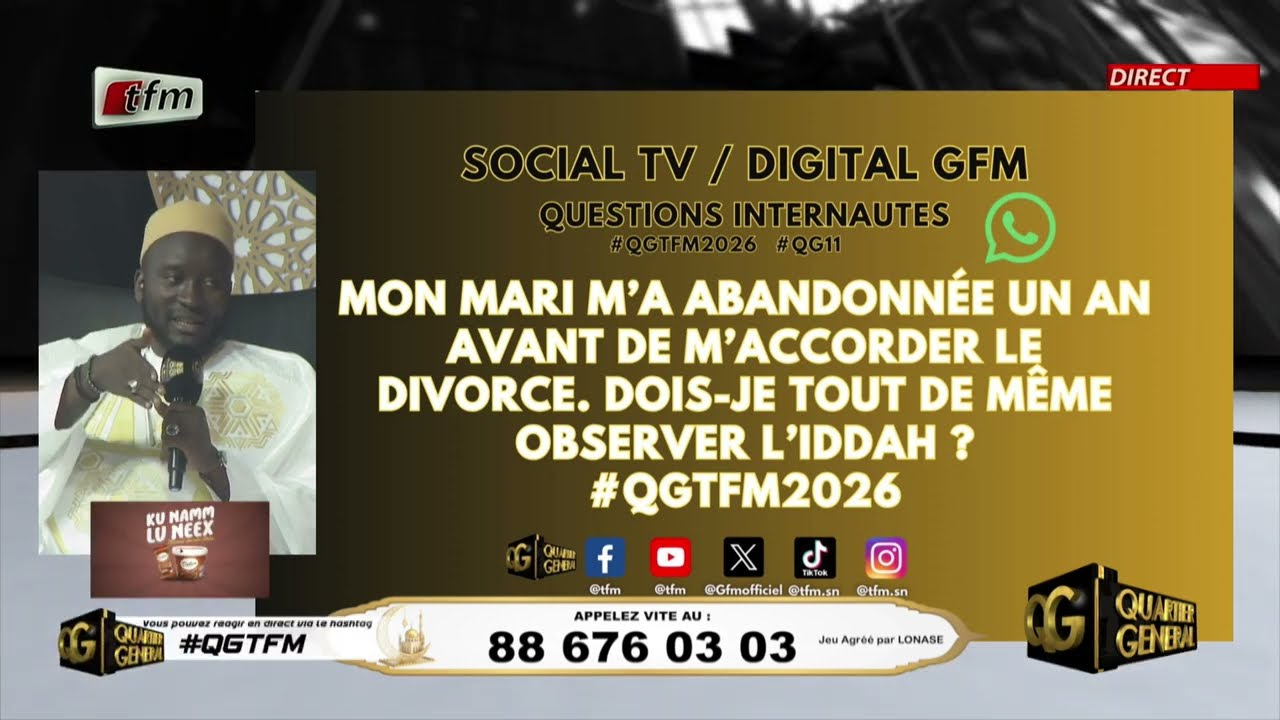 QG11 | QG 11| 18 : Questions/Réponses avec Oustaz Modou FALL et Mamadou Ndiaye