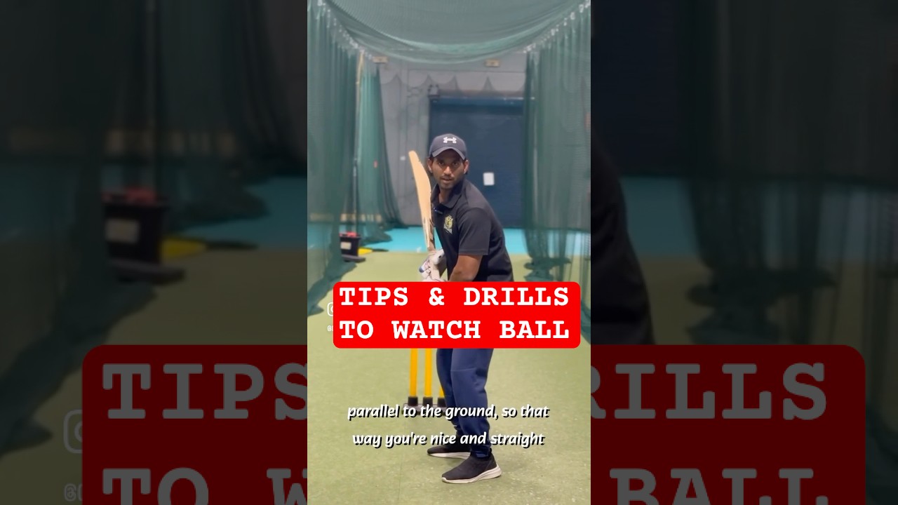 CRICKET BATTING TIPS to pick line and length