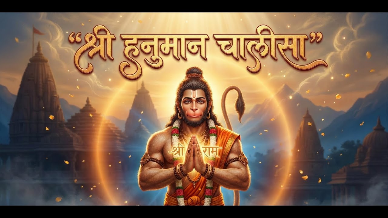 श्री हनुमान चालीसा 🔱 | Hanuman Chalisa for Strength, Protection & Peace | Jai Bajrangbali