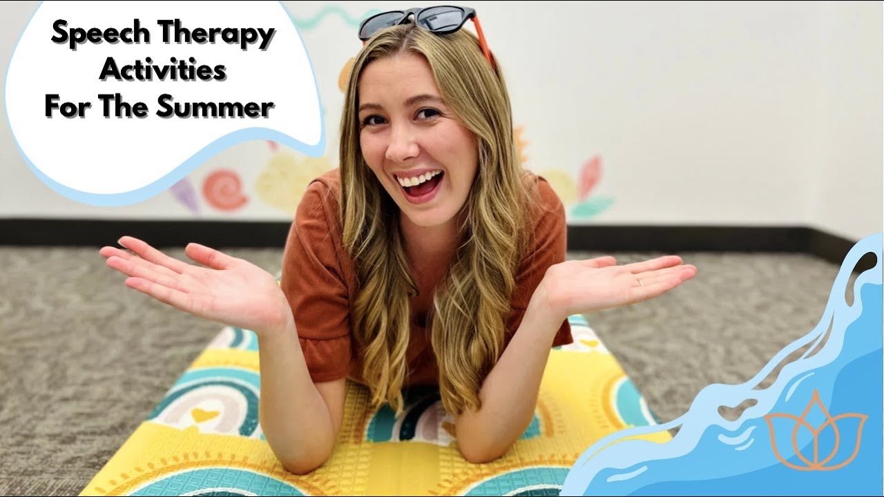 Speech Therapy Activities For The Summer