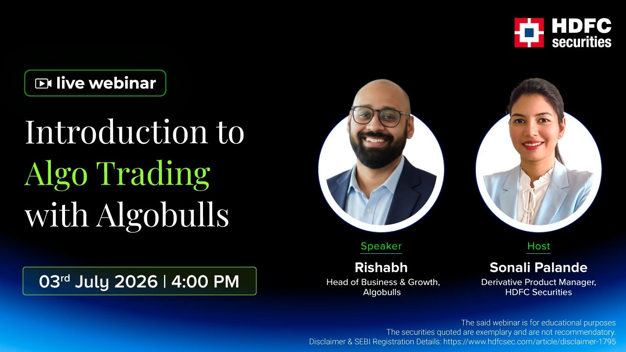 Introduction to Algo Trading with Algobulls