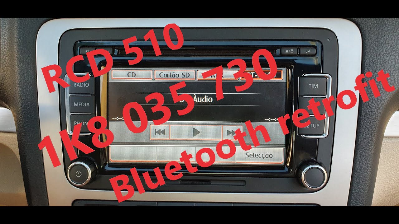Bluetooth retrofit | 1K8 035 730 | RCD 510 (VW EOS)