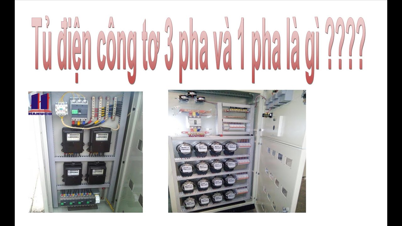 Tủ điện công tơ 3 pha và 1 pha là gì