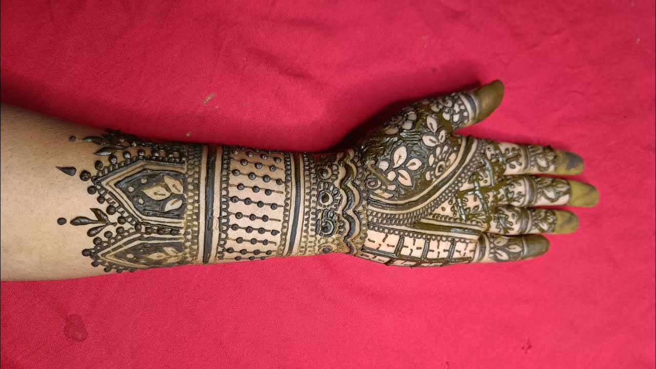 Latest beautiful Arabic mehndi design| easy and simple mehndi design| Mehandi ka design||..
