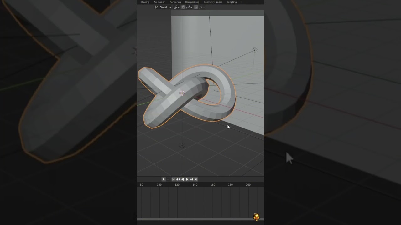 Simple abstract animation.            #3d #blender3d #b3d #3dmodel #tutorials #tutorial3d  #blender