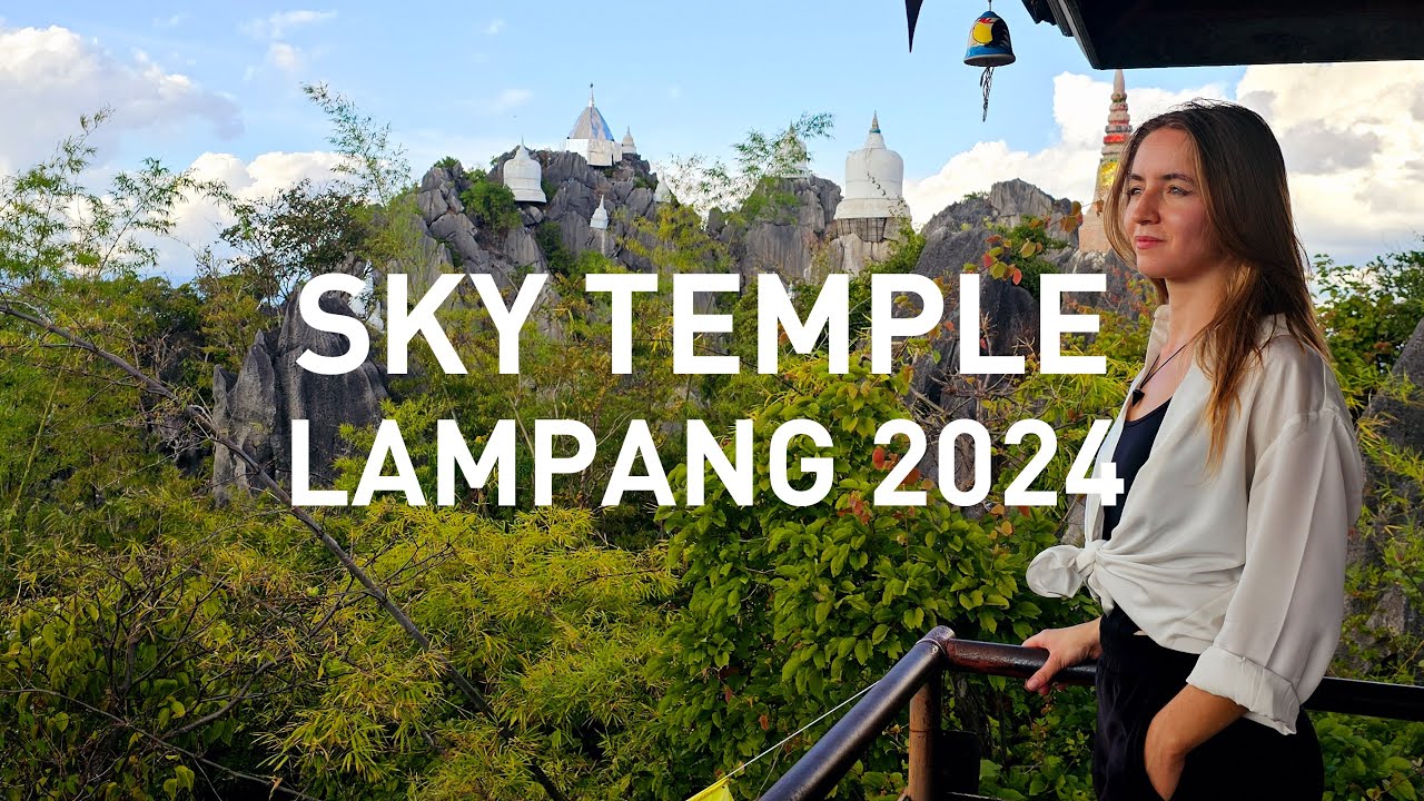 How to visit the Sky Temple in Lampang from Chiang Mai by scooter? Thailand trip in December 2024