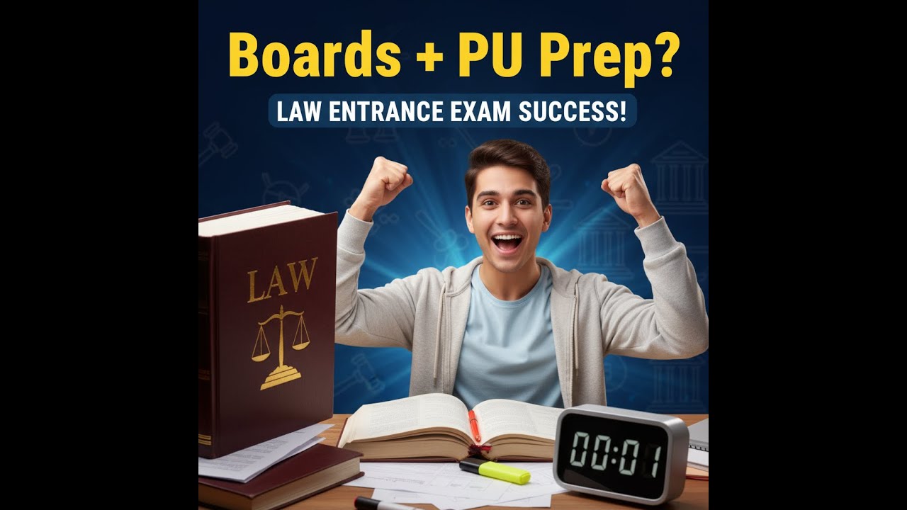 PU Law Entrance 2026 + Boards: 90-Day Plan 🏛️