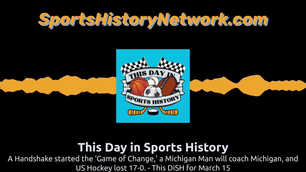A Handshake started the 'Game of Change,' a Michigan Man will coach Michigan, and US Hockey lost...