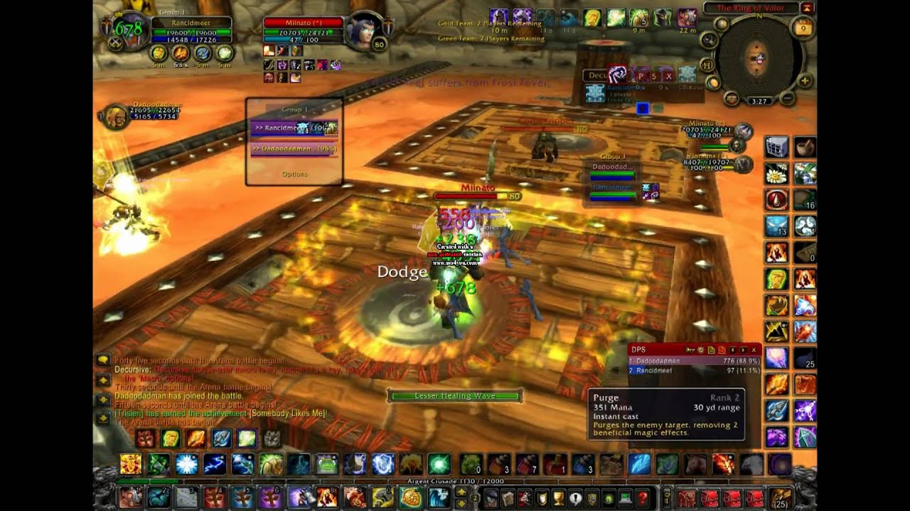 Shaman Pali vs Dk Druid