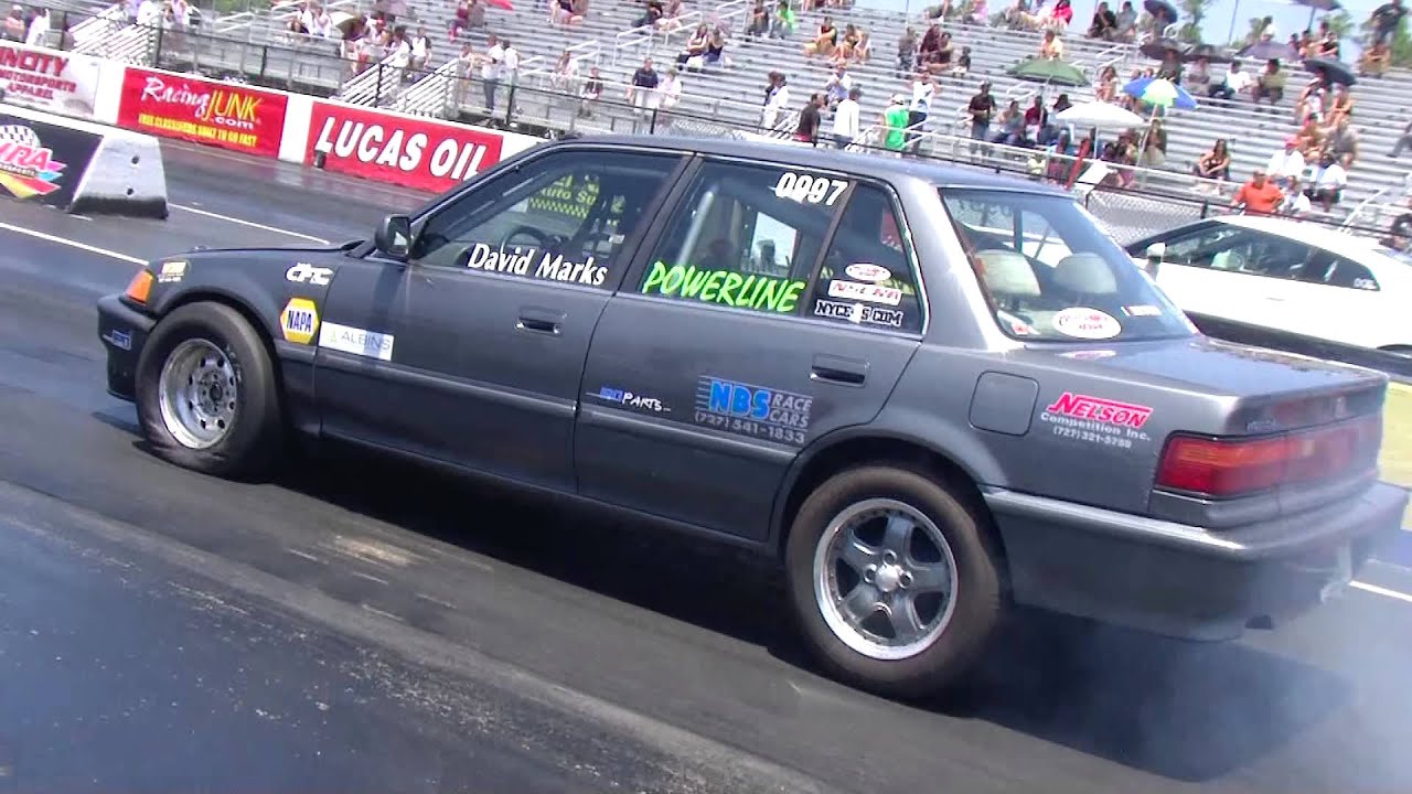 Nyce1s Clips - David Marks True Street Turbo Civic @ NSCRA 2011 Round 2!!!