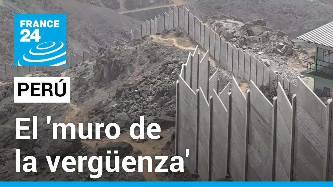 Perú: el 'muro de la vergüenza', símbolo de la desigualdad en Lima
