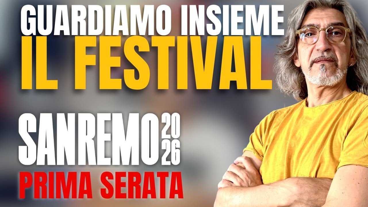 Guardiamo il FESTIVAL DI SANREMO insieme | Prima serata