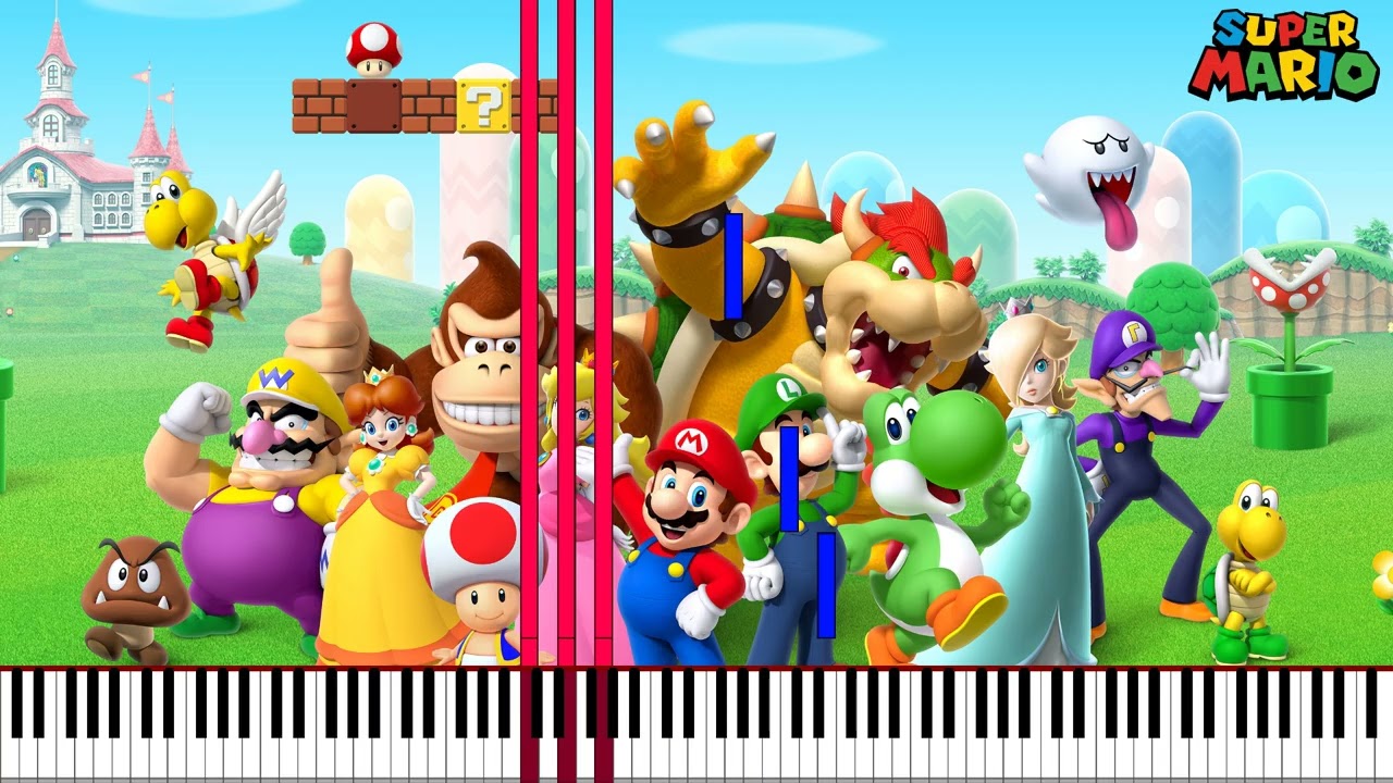 [BLACK MIDI] Super Mario Bros (1 485 518 notes)