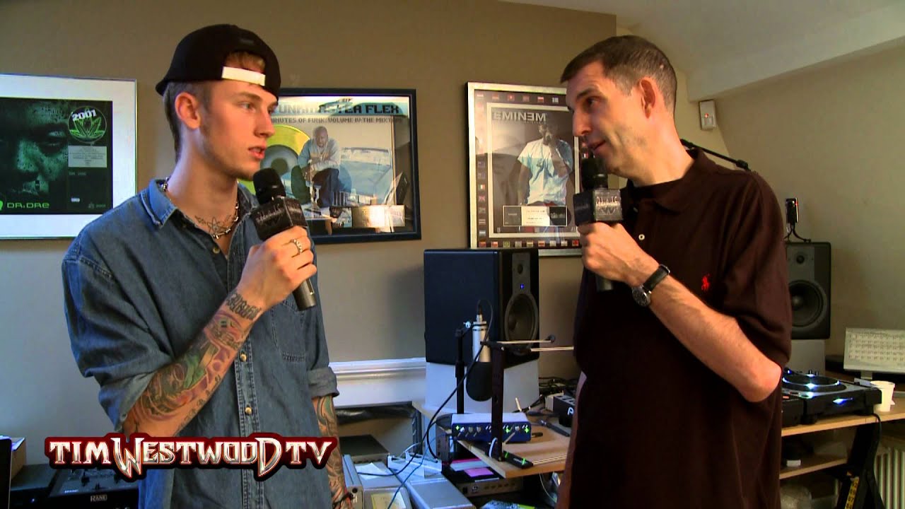 Machine Gun Kelly talks tatts - shows - red light district Amsterdam (part 2 of 3) - Westwood