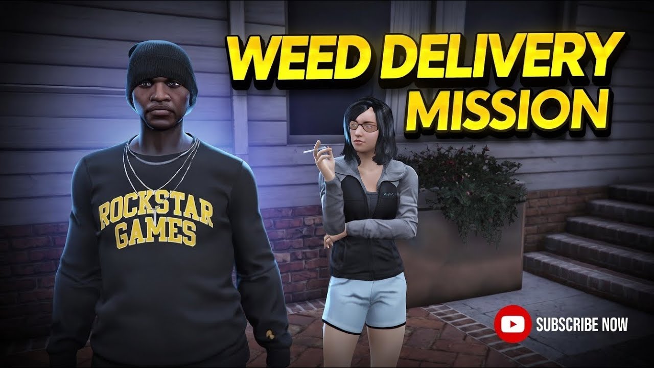 GTA Online - Money Fronts Ganja Delivery 🚚📦 #gta #gtaonline 