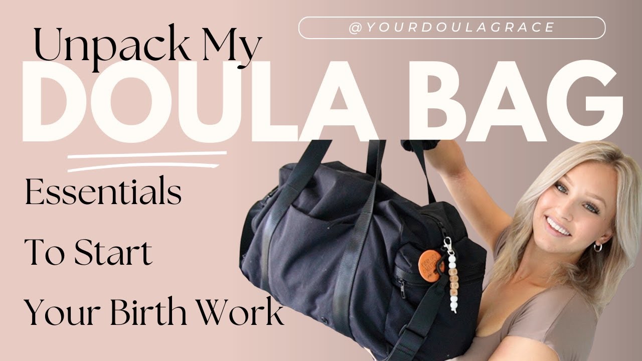 UNPACK MY BIRTH BAGS WITH ME! Hospital & Home Birth Doula 👶🏻