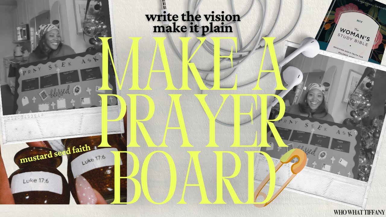 Как я создаю доску для молитв к Новому году | Стратегическая молитва на 2026 год