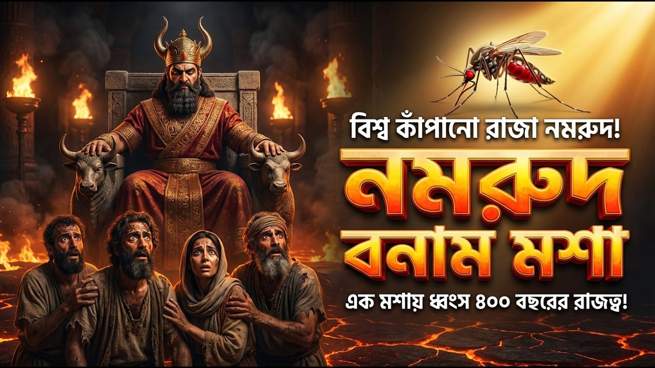 নমরুদের ইতিহাস: ৪০০ বছর জুতোর আঘাত আর একটি মশা যেভাবে ধ্বংস করলো নমরুদকে | নমরুদ কাহিনী