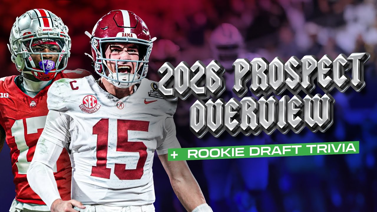 2026 Prospect Overview + Rookie Draft Trivia | Dynasty Fantasy Football 2026