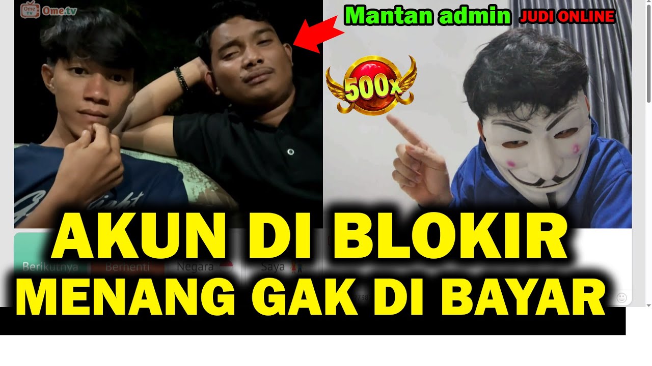 Ome.Tv - Ketemu Admin Judol Bongkar Rahasia Menang Gak Di Bayar‼️Akun Di Blokir, Trik Akun Di Kunci🔥
