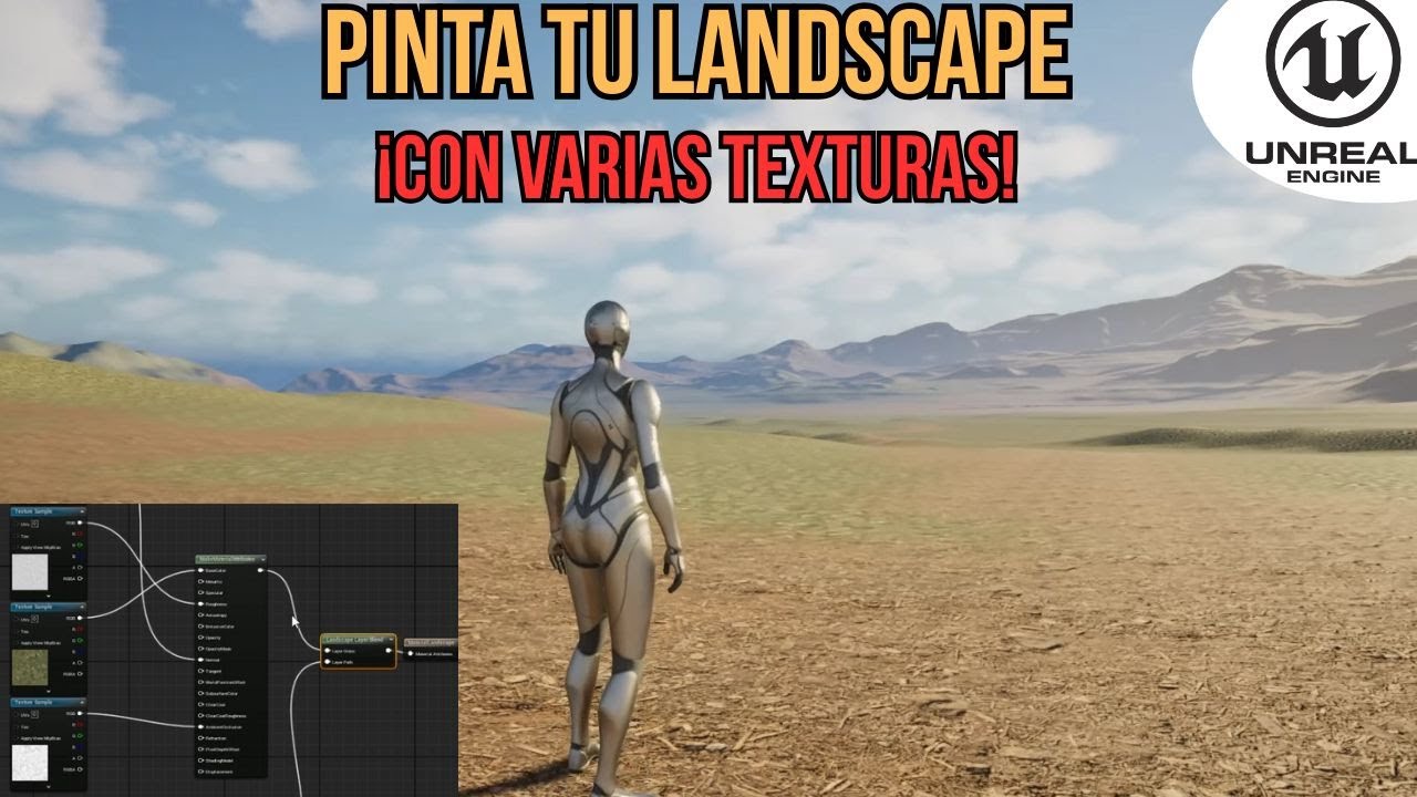 🔹 Cómo pintar tu Landscape con varias texturas en Unreal Engine 5