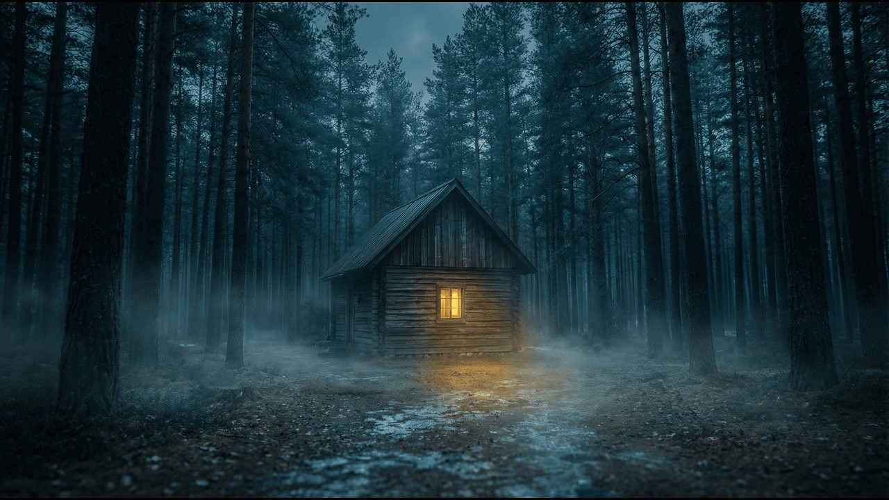 Safe Inside the Storm 🌧️ Cozy Cabin Rain ASMR for Deep Sleep