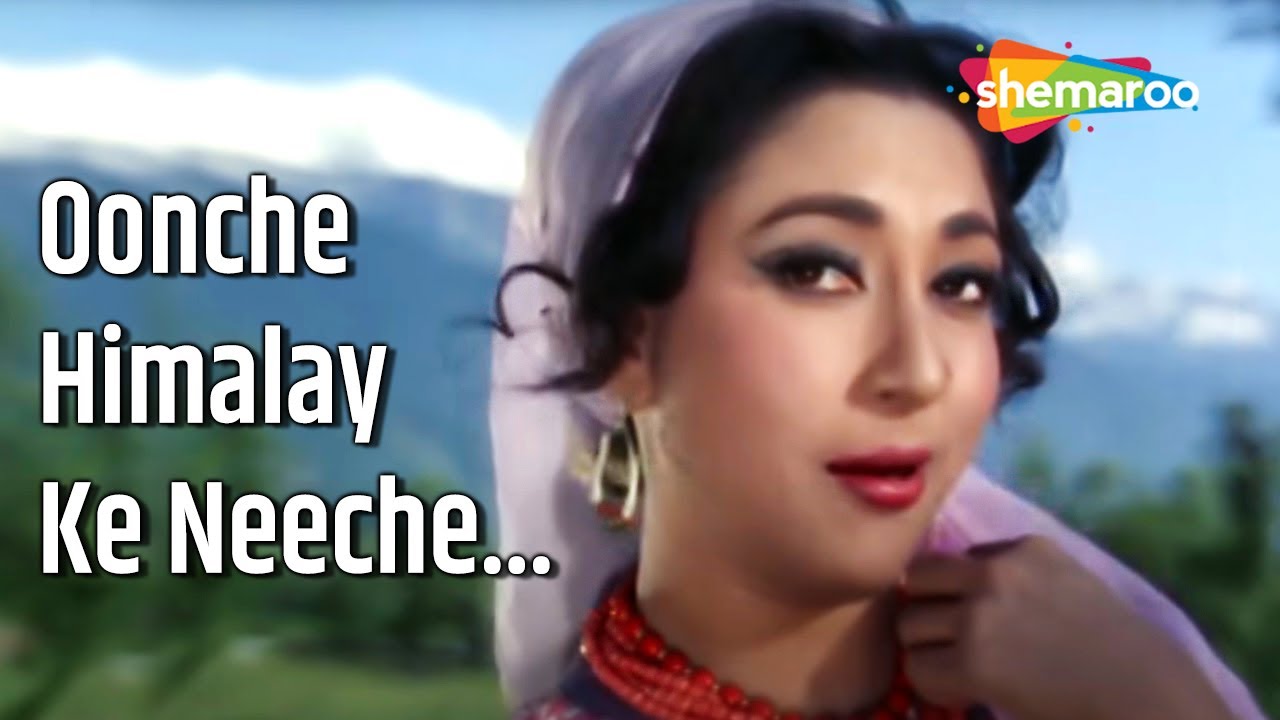 ऊँचे हिमालय के नीचे | Oonche Himalay Ke Neeche  - HD Video | Himalay Ki Godmein (1965) | Lata | Mala