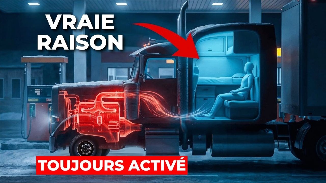 Pourquoi les camionneurs laissent-ils le moteur allumé pendant 10 heures d’affilée?