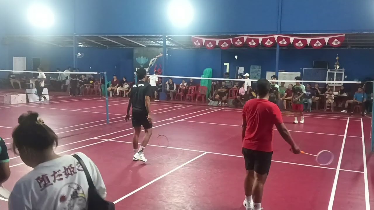 SALAH RAKET BUKAN SALAH PASANGAN TURNAMEN OMAH PB.DAYU (YUDO/ILHAM) vs PB.FL (ARI/MALIK)