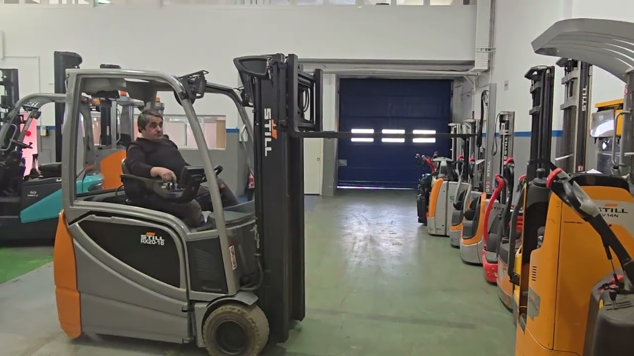 STILL RX20-16 eléctrica triplex 4.920 mm | Reacondicionada | 1.600 kg | Año 2018| Batería 2023 EMCAR