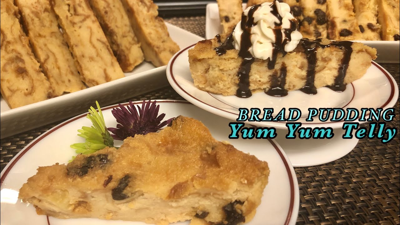 BREAD PUDDING Plain and Pineapple & Raisins easy and budget friendly #049